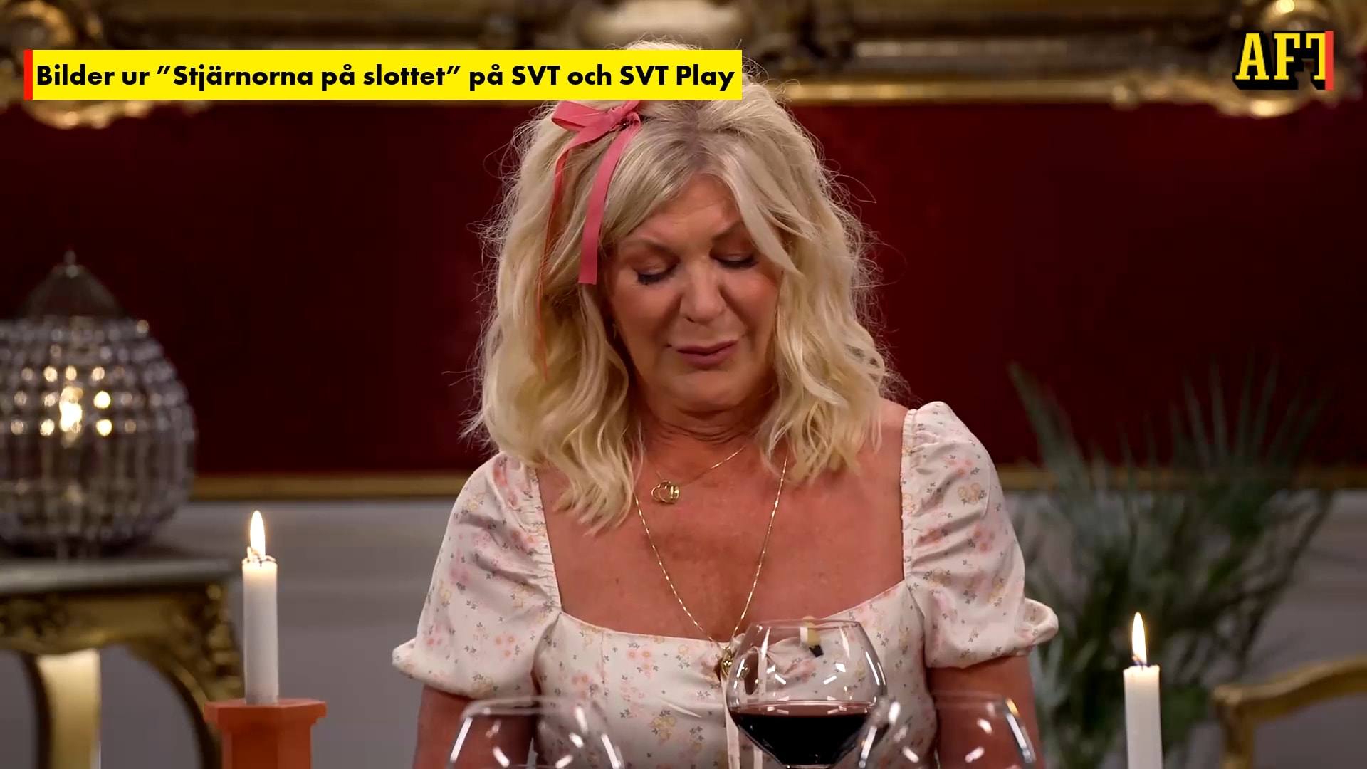 Maria Montazami i SVT:s ”Stjärnorna på slottet”