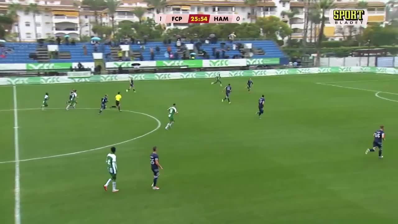 Här gör prestigefyllda nyförvärvet sitt första mål i Hammarby