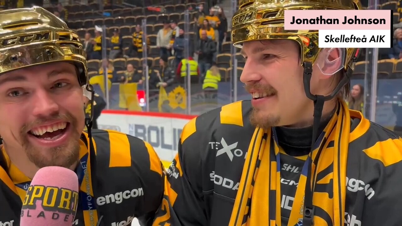 Rögle BK: Brorsorna Johnson firar guld tillsammans: 