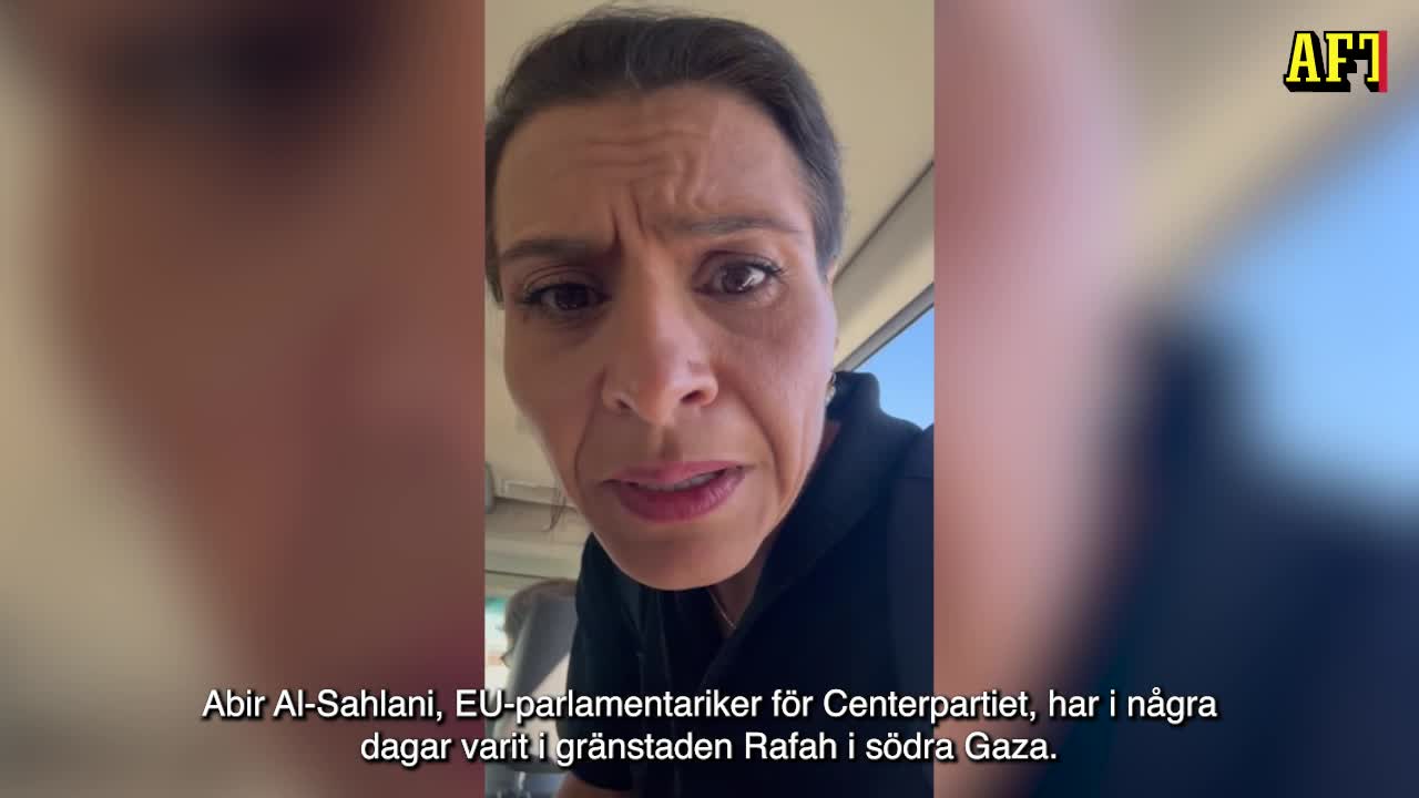 Abir Al-Sahlani om mötet med de för tidigt födda bebisarna i Gaza