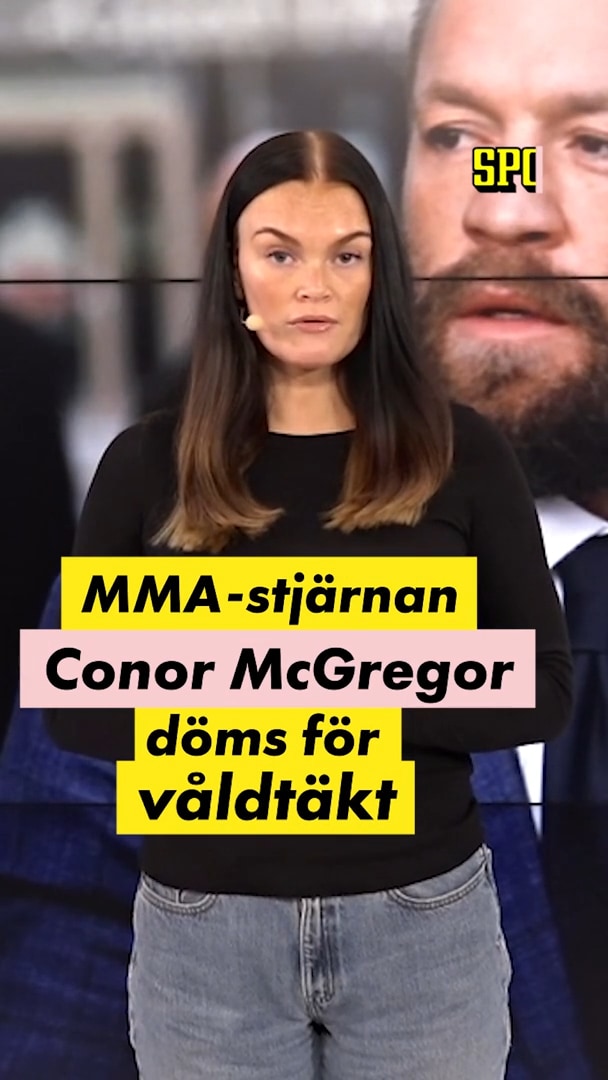 MMA-stjärnan Conor McGregor döms för våldtäkt