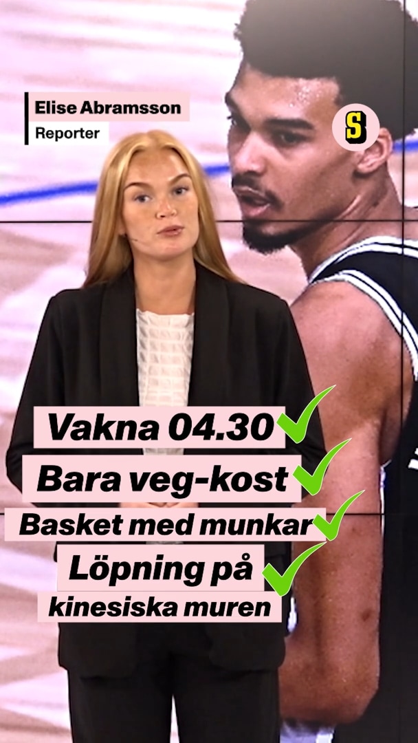 221 cm långa stjärnan blev munk i tio dagar