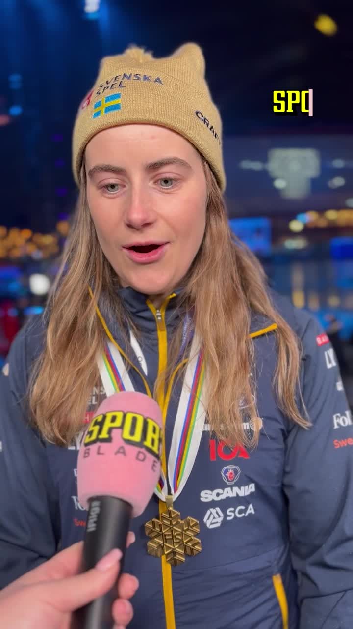 Ebba Andersson om förberedelserna i bilen inför guldtalet