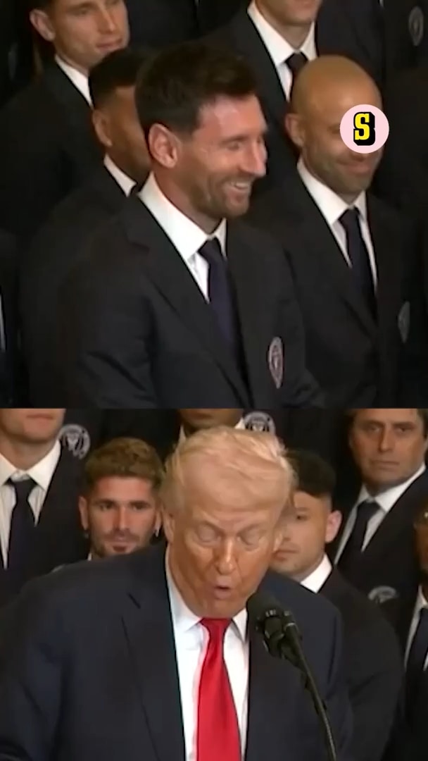 Trump hyllar Ronaldo – framför Messi