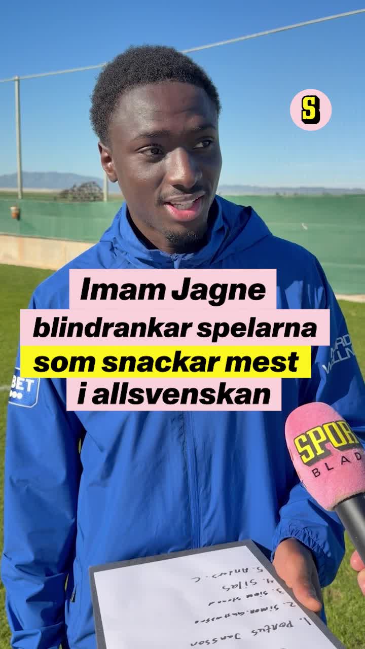 Imam Jagne blindrankar: "Han hörs och syns mycket..."