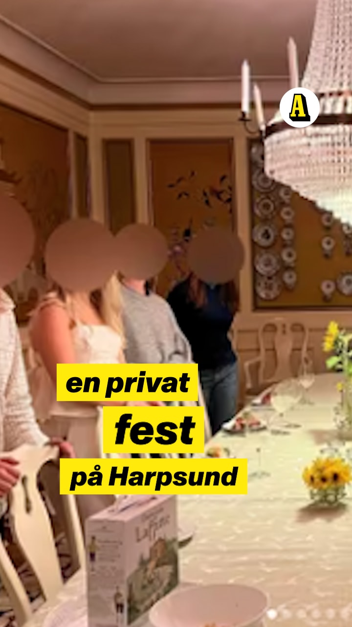 Kristerssons dotter festade med vänner på Harpsund: ”Inte förenligt...”