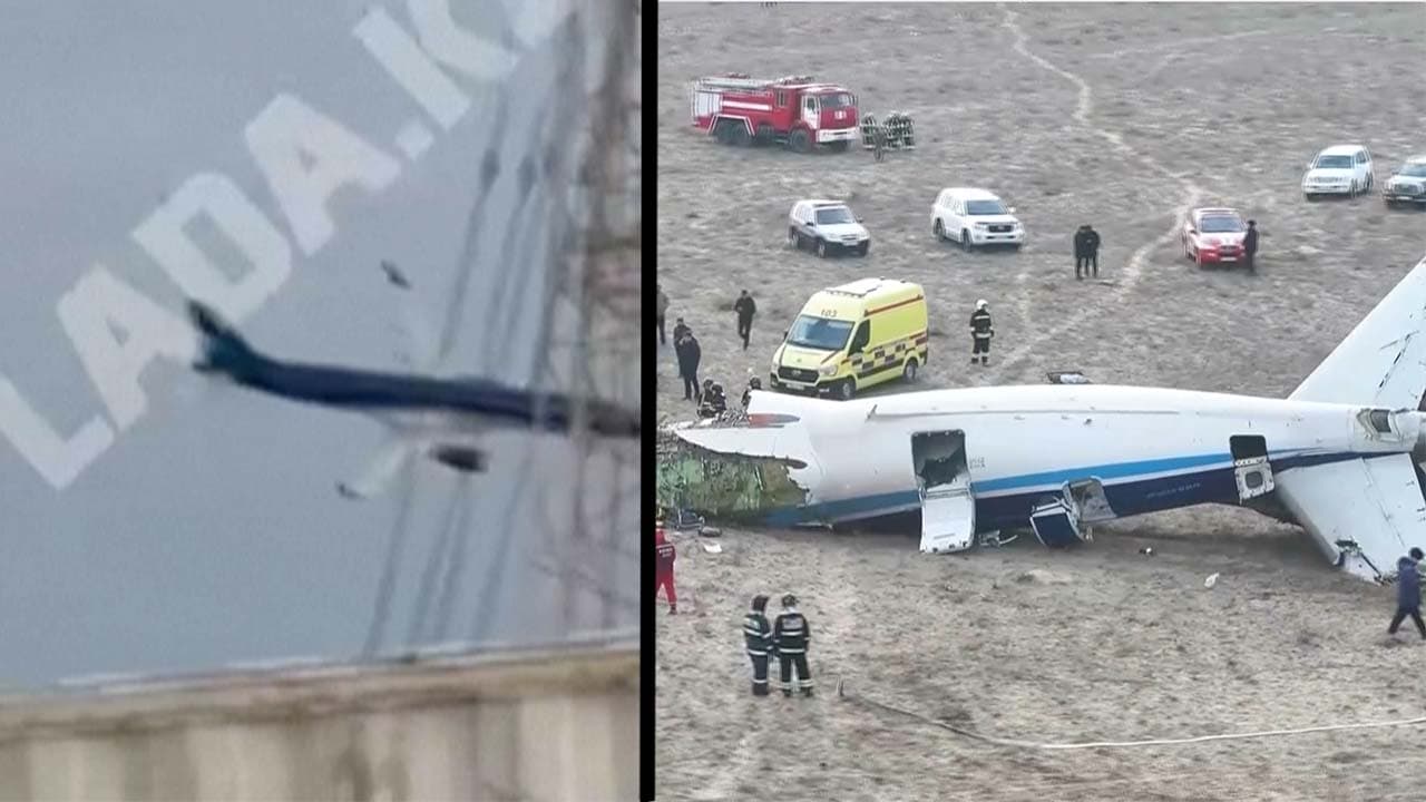 Flygplan har störtat - mirakelräddas ur planet