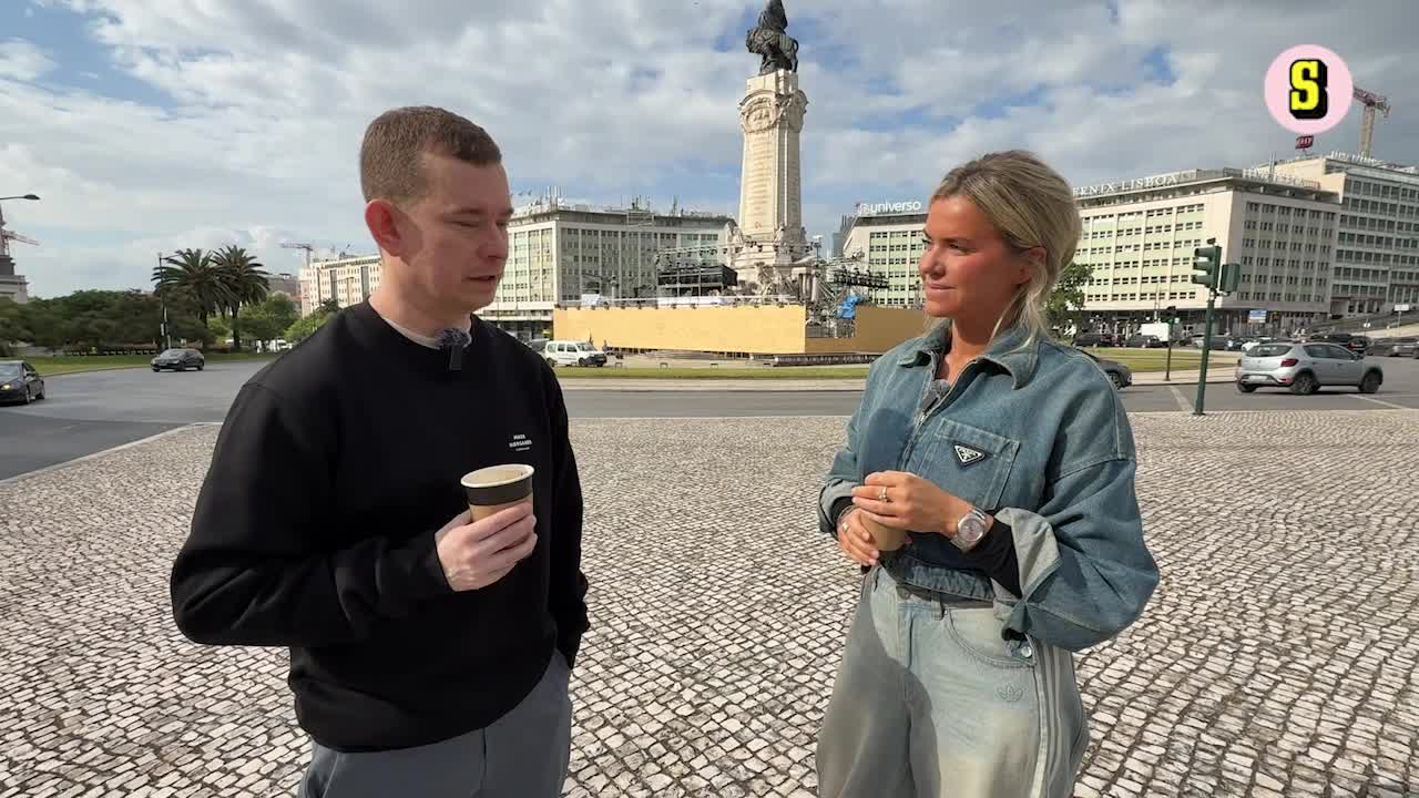 Fotbollsresan framme i Lissabon