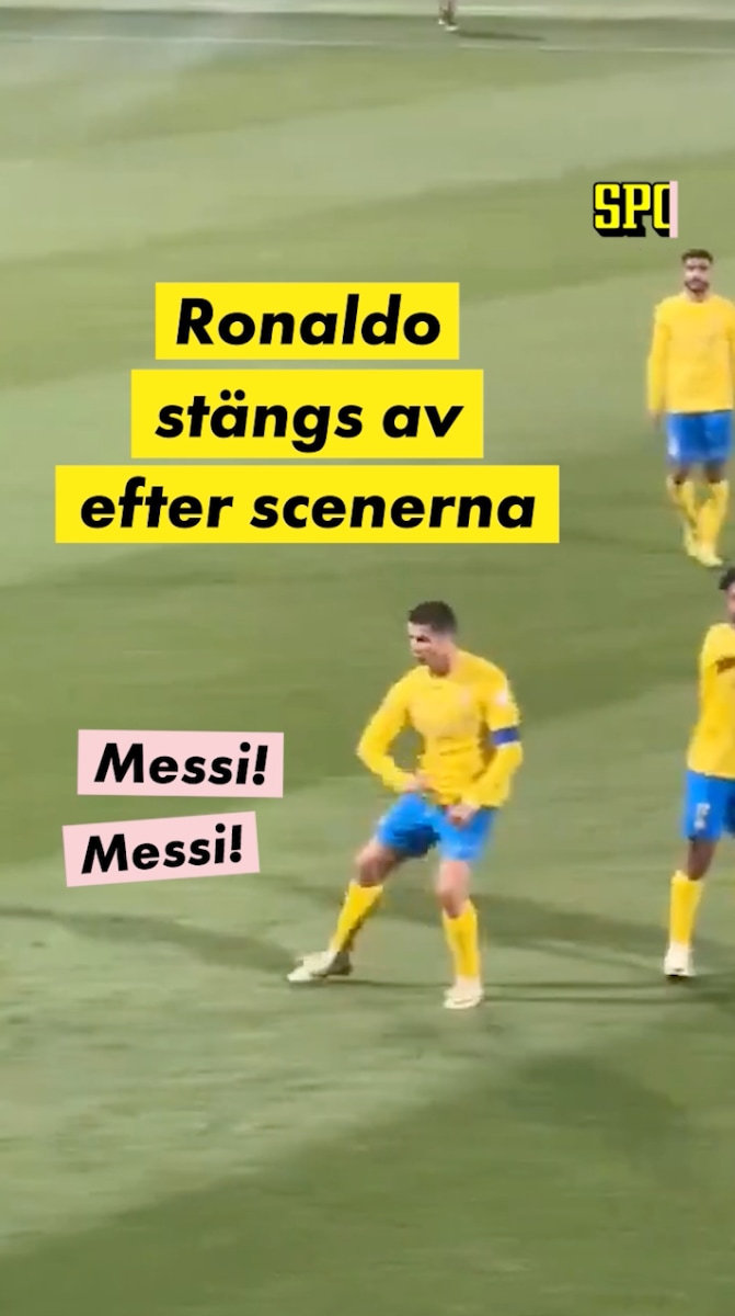 Ronaldo straffas för obscena gesten
