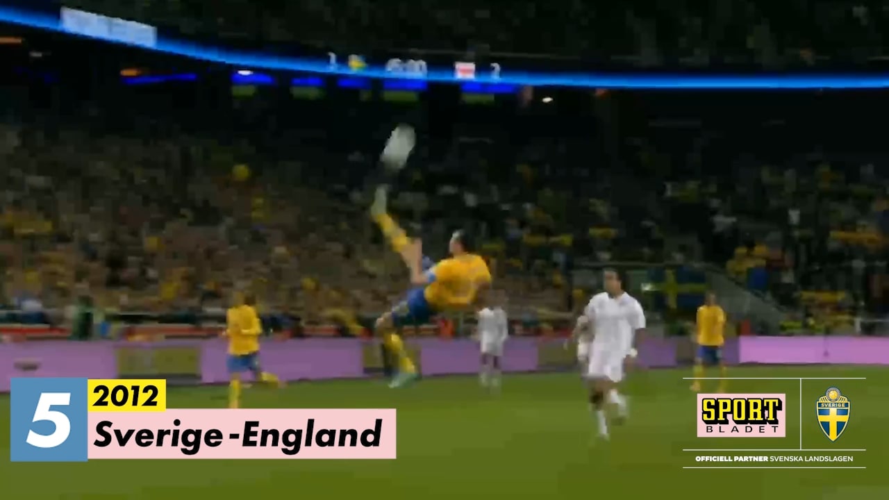 Zlatans snyggaste mål i landslaget