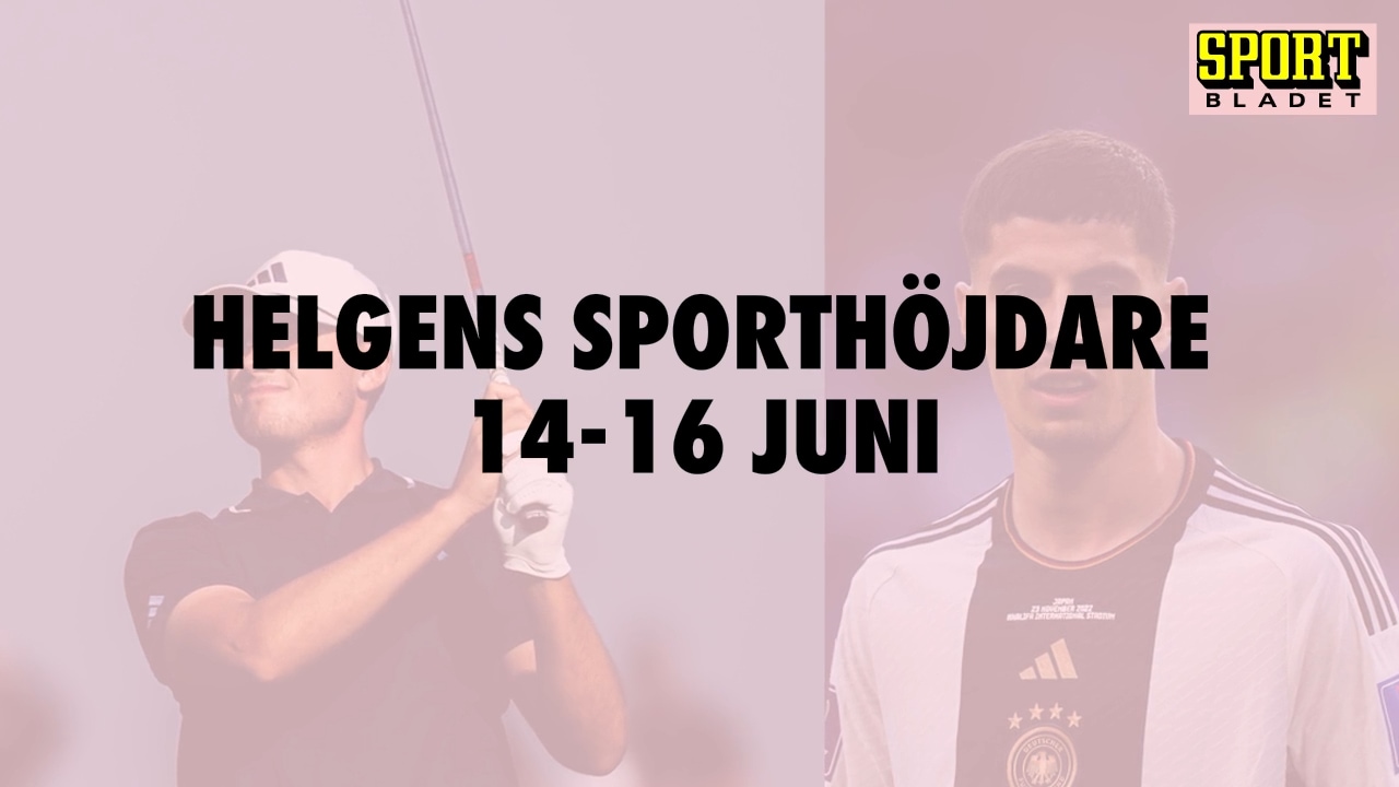 Här är helgens sporthöjdare 14-16 juni