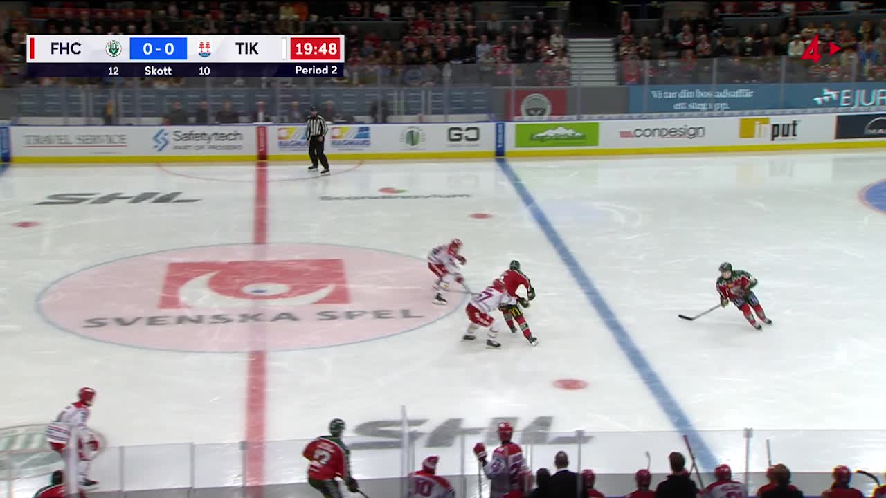 Här vinner Frölunda mot Timrå hemma i Scandinavium