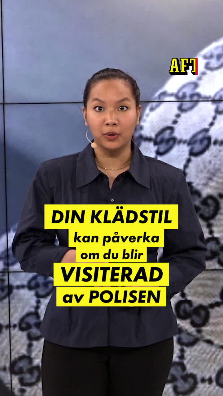 Din klädstil kan göra så du blir visiterad av polis