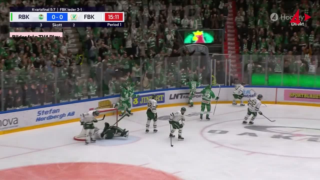 Rögle reducerar kvartsfinalserien – se alla målen