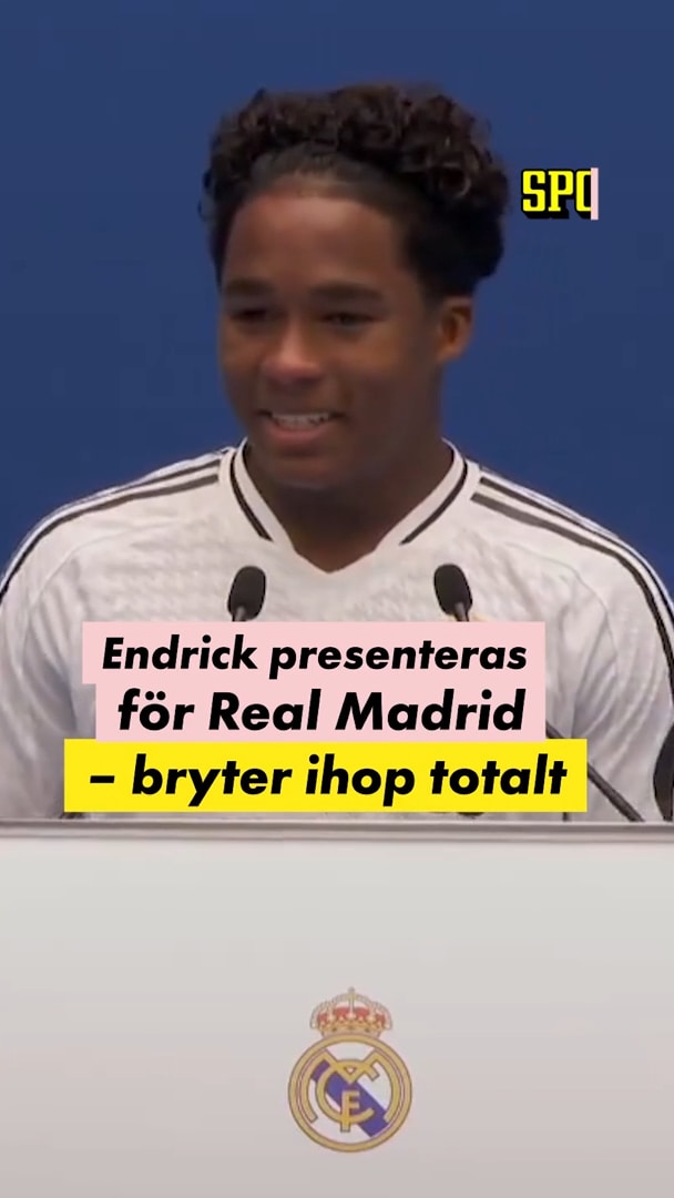Presenteras för Real Madrid – bryter ihop totalt
