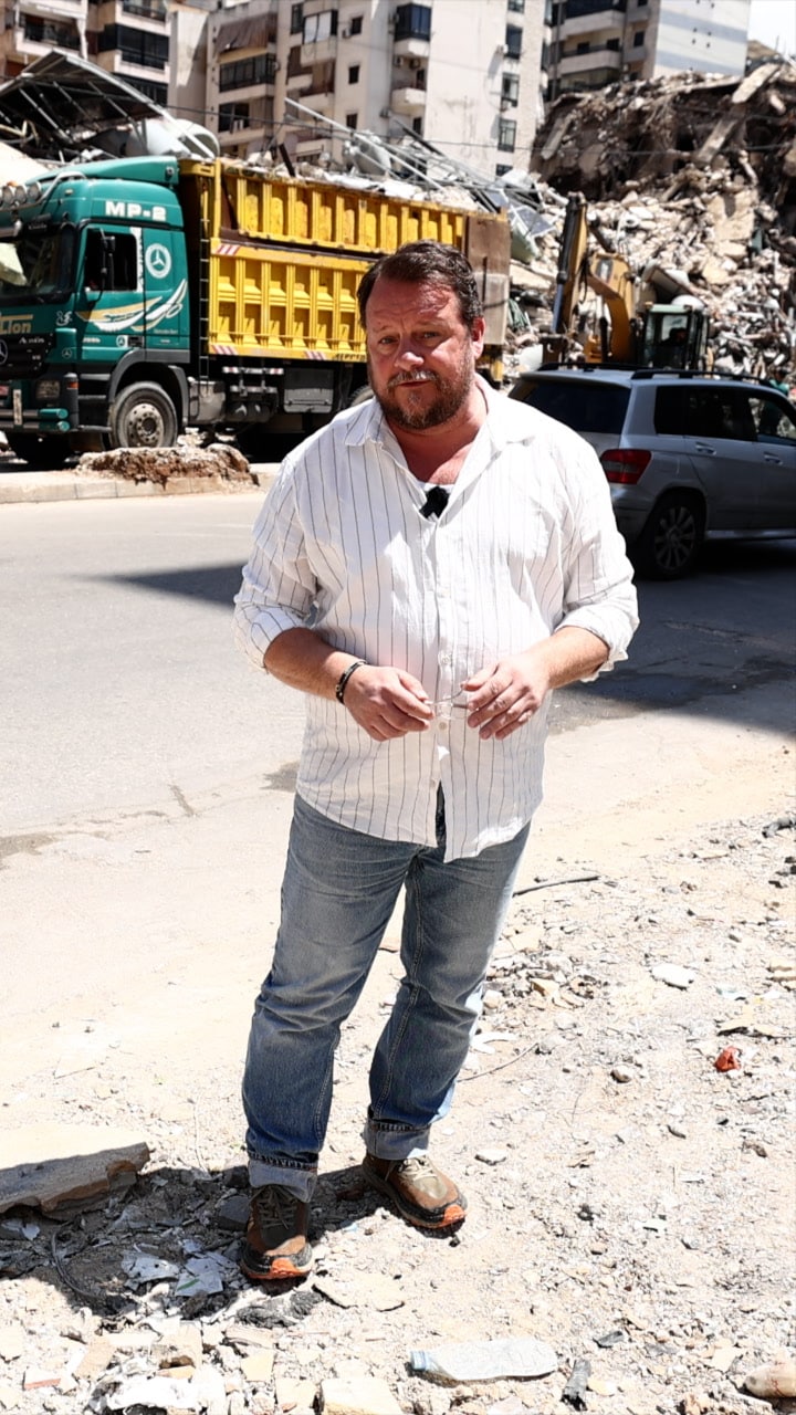 På plats i Hizbollahs fäste: ”Sönderbombat”