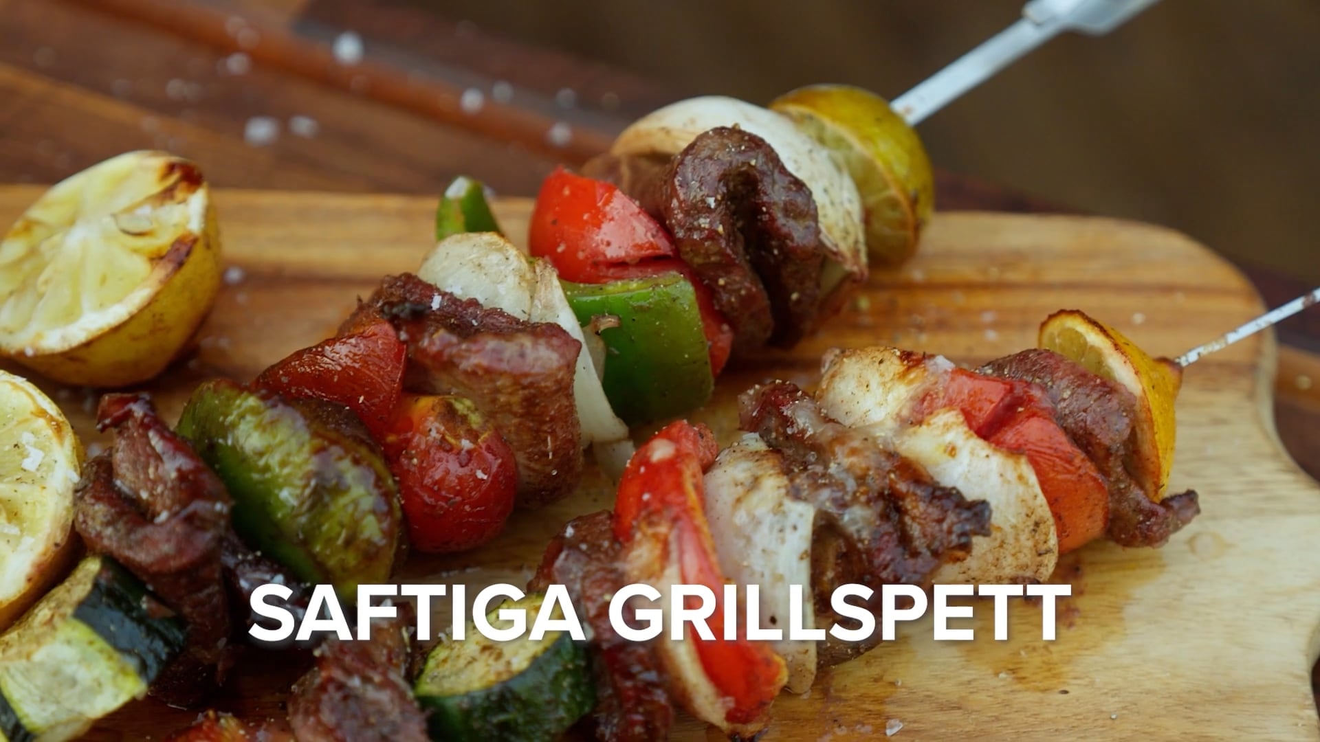 Goda saftiga grillspett