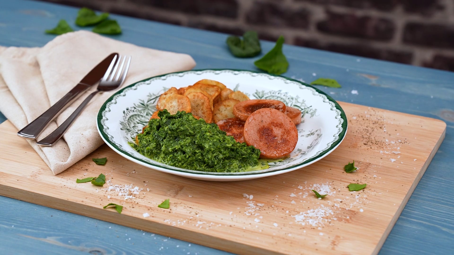 Stuvad spenat som blir riktigt krämig