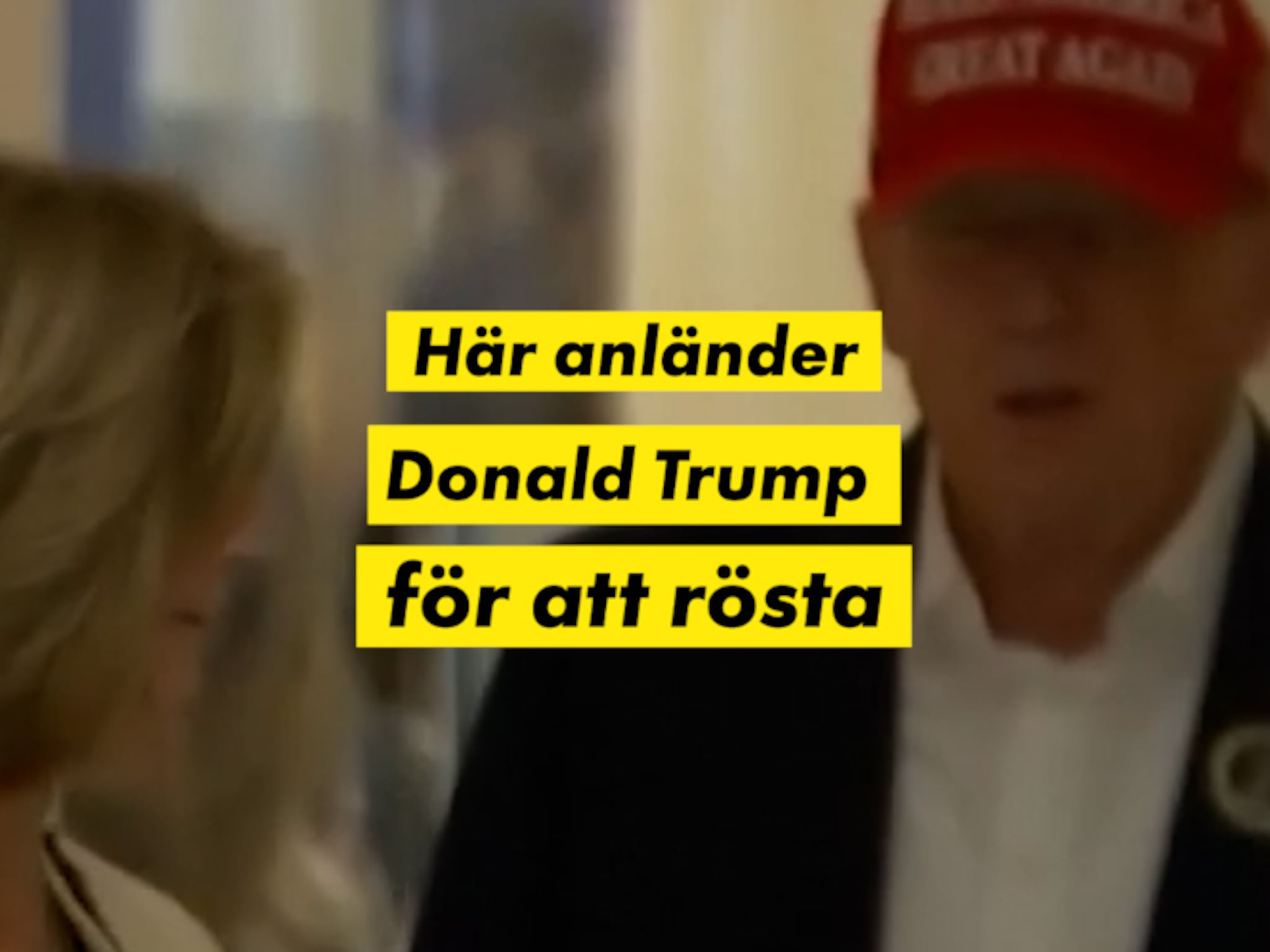 Här röstar Trump