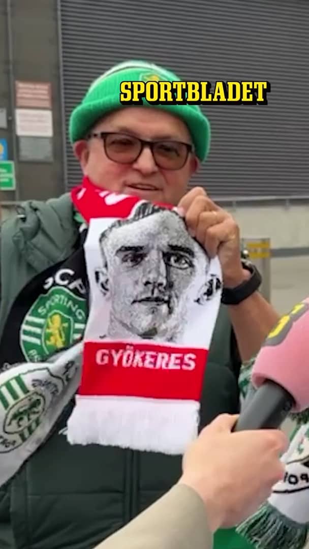 Sporting-fansens kärlek till Gyökeres: ”Älskar”