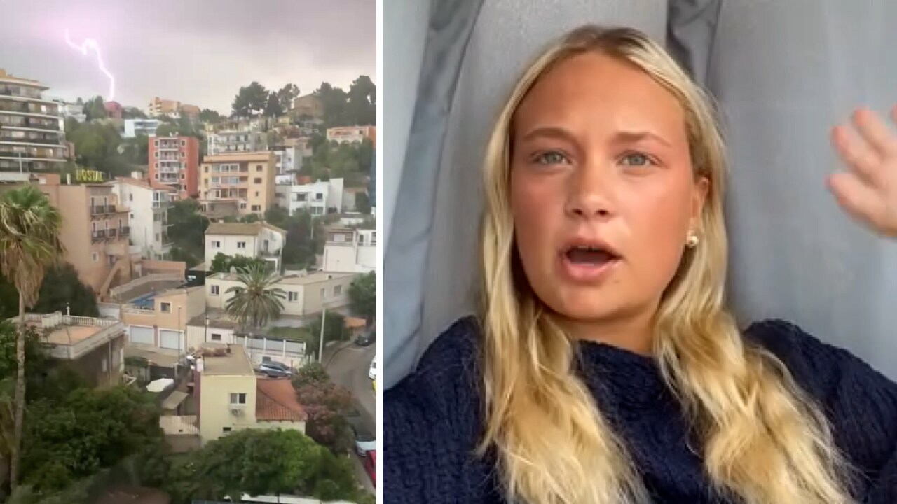 Signe, 20, på Mallorca: ”Det bara öser ner”