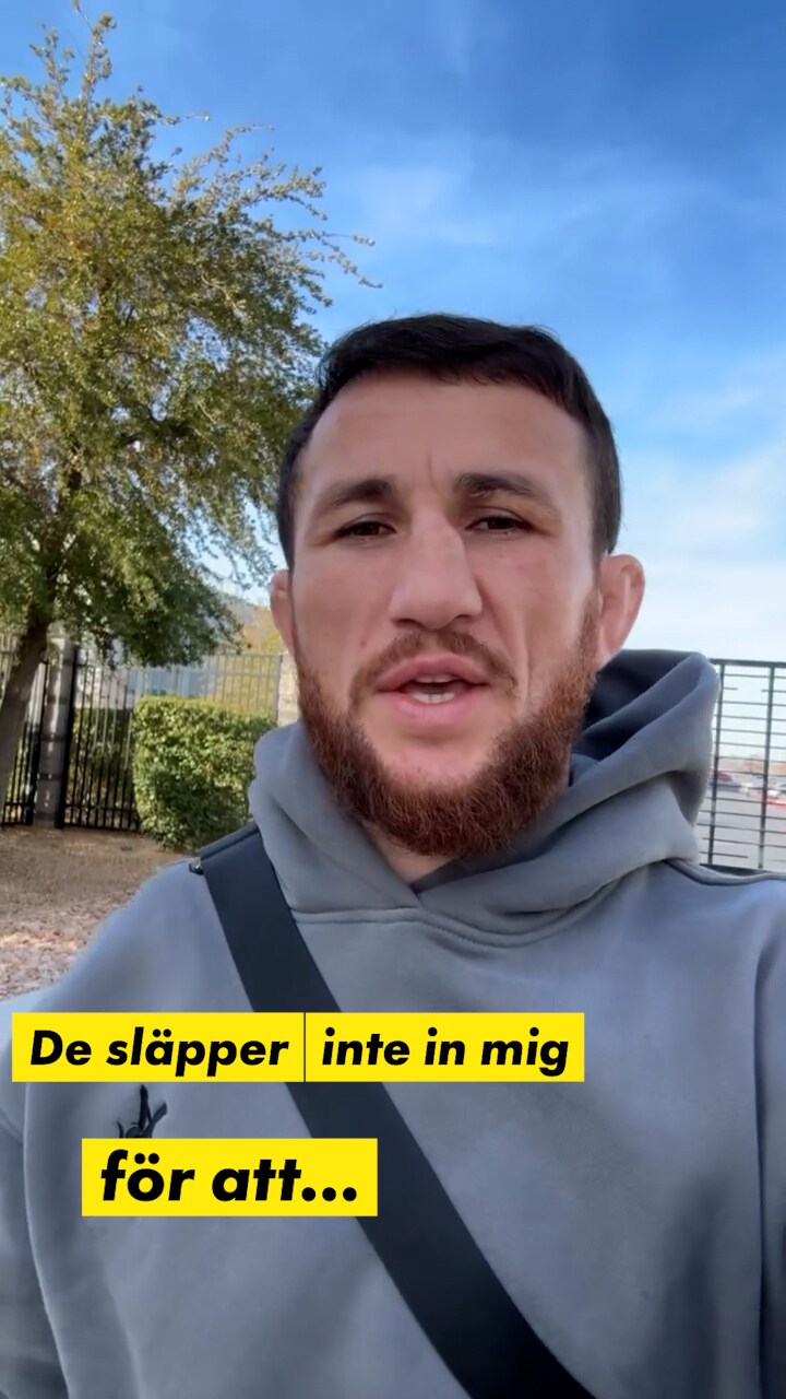 UFC-mästaren släpps inte in – av UFC