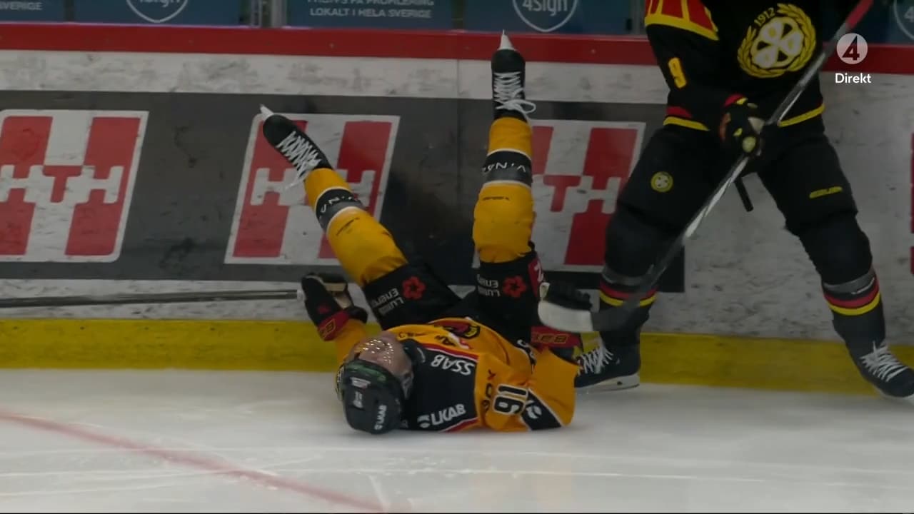 Här faller Luleå-spelarna på rad – stjärnans första utvisning