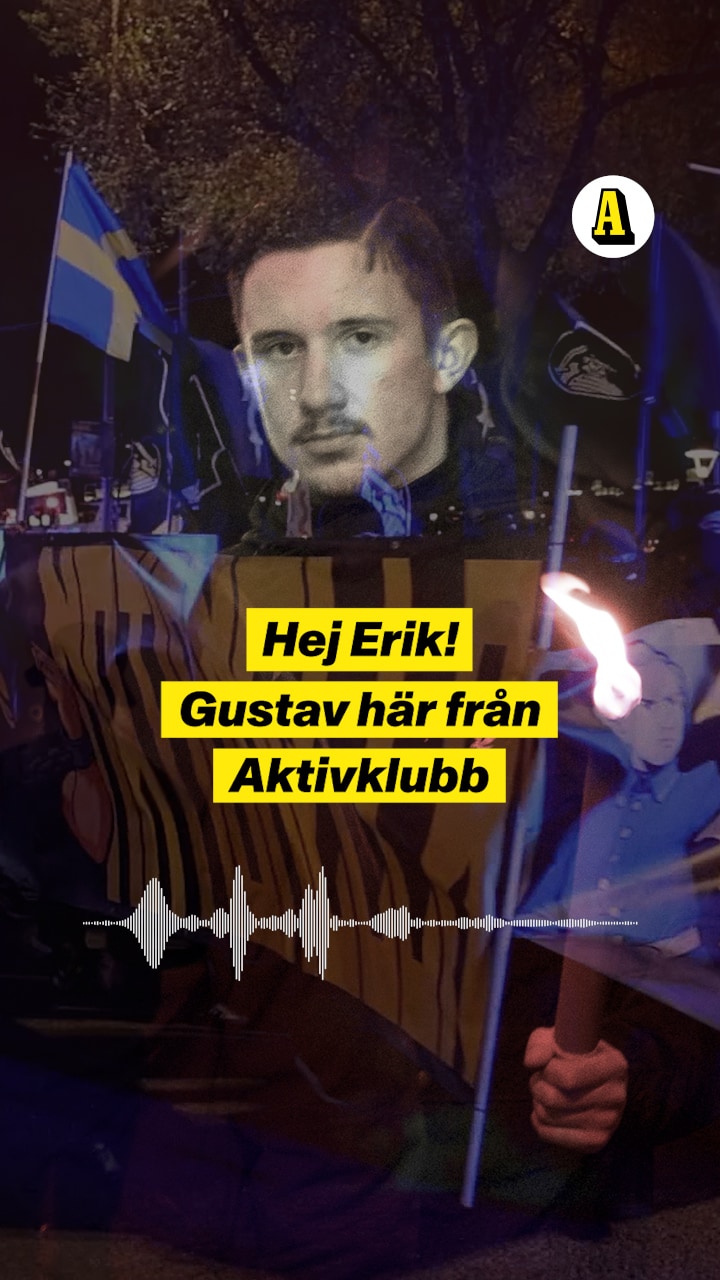 Här försöker Aktivklubb rekrytera Aftonbladets reportar