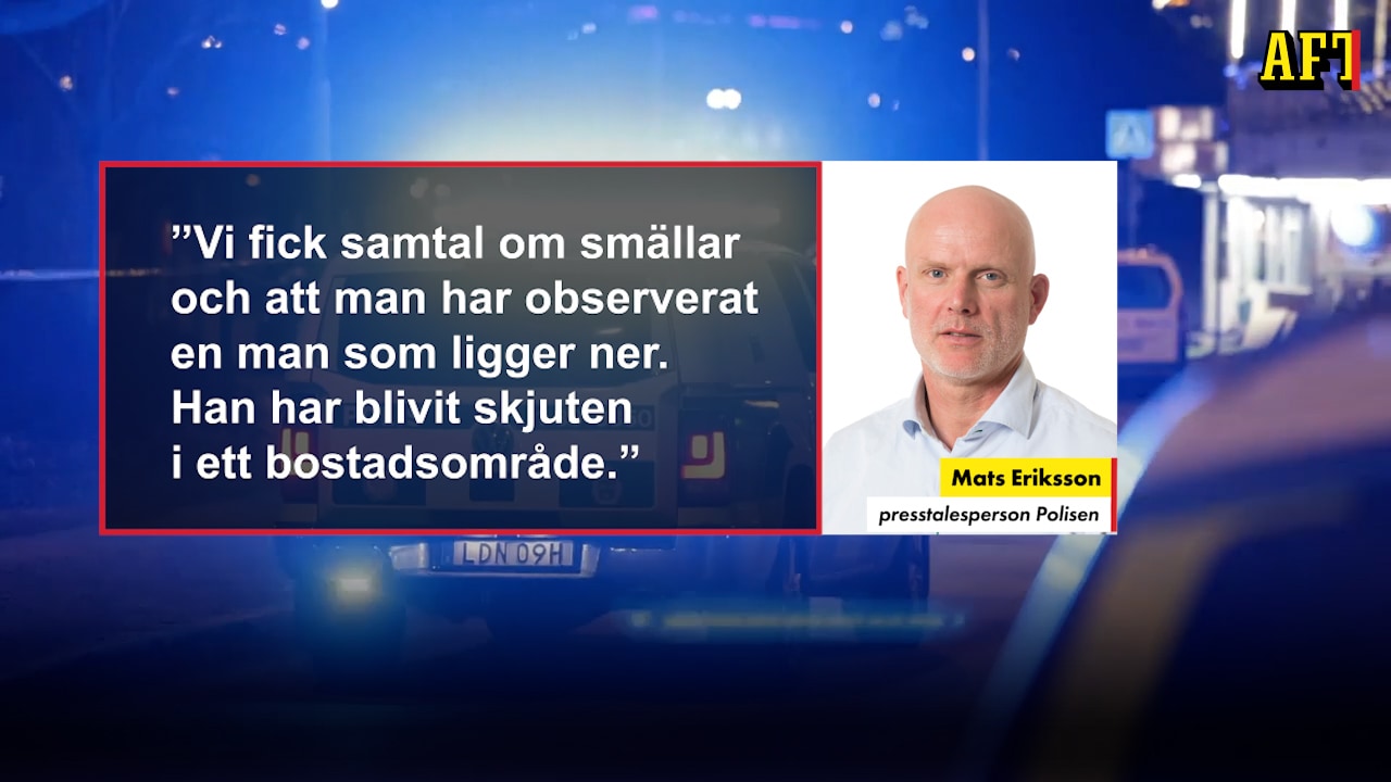 Man skjuten till döds i Bredäng – vittnen hörde fem skott