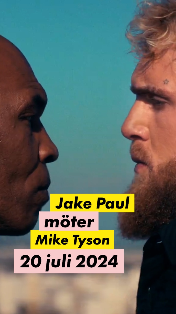 Jake Paul ska möta Mike Tyson