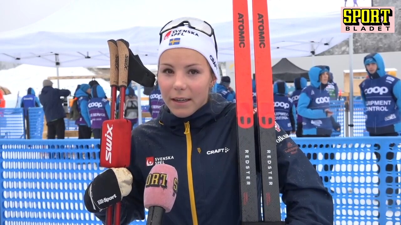 Johanna Hagström bröt masstarten: ”Svider i lungorna”