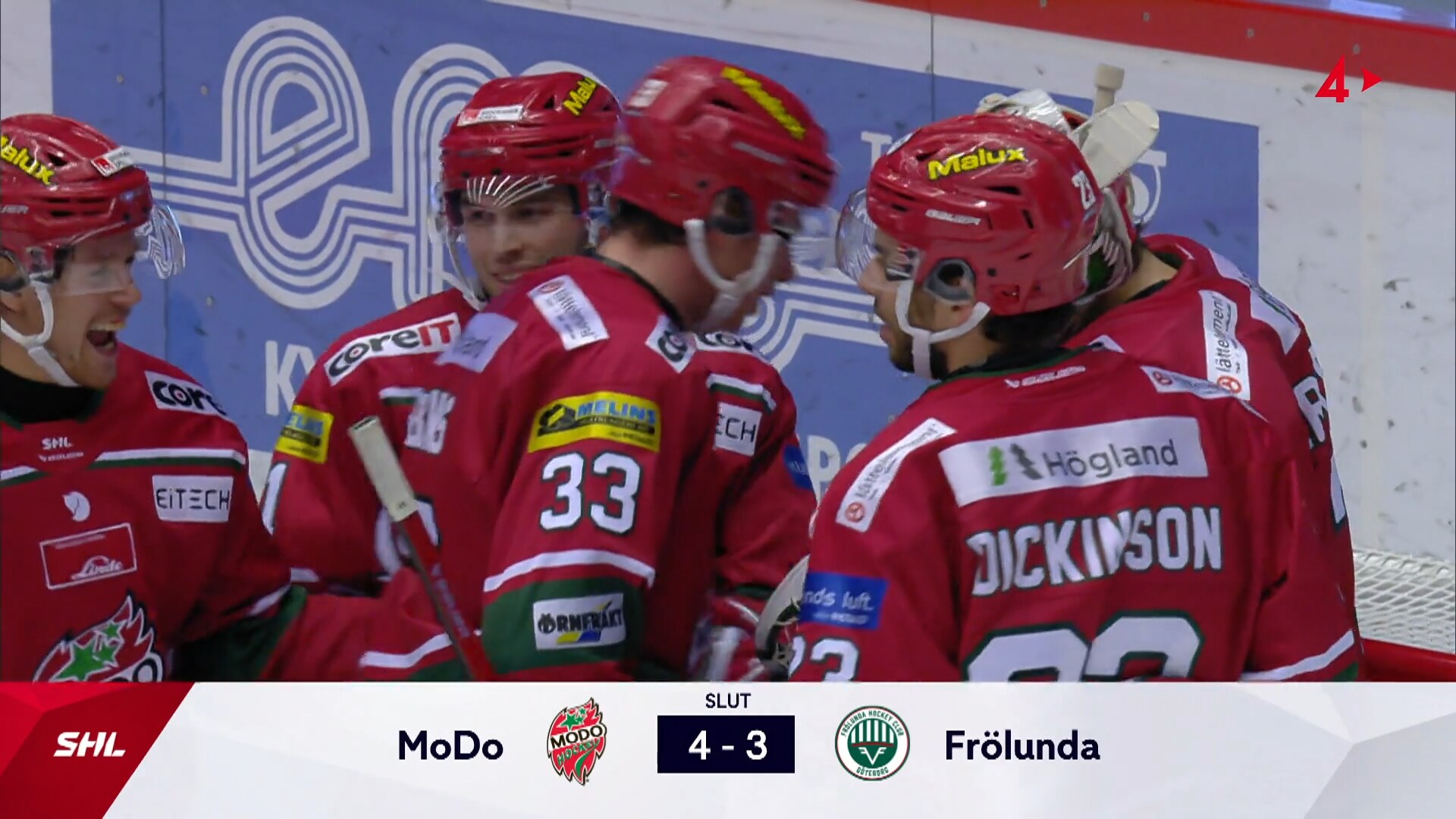 Seger för Modo –  Frölunda knockat