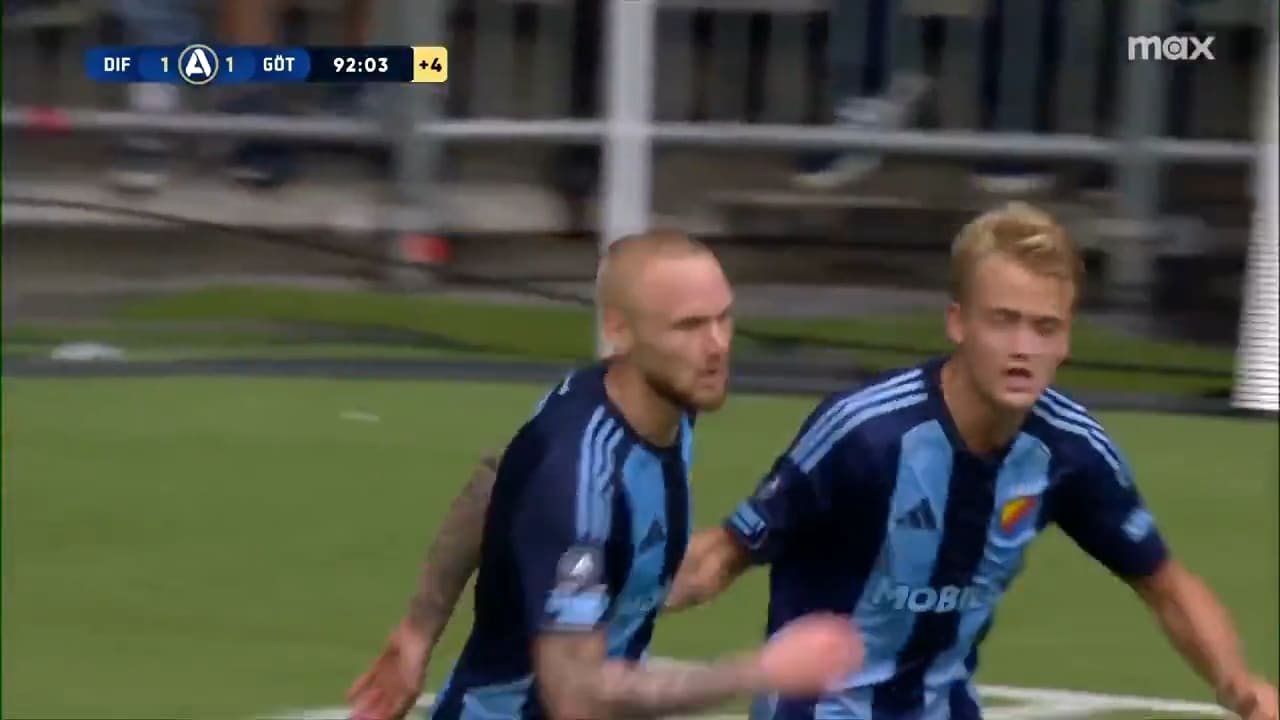 Här räddar Djurgården poäng på tilläggstid