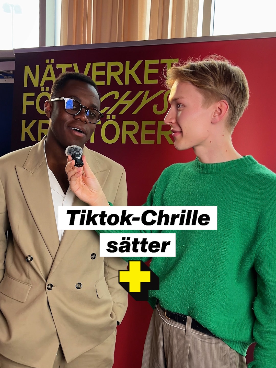 Tiktokstjärnan sätter plus på ledarsidans event