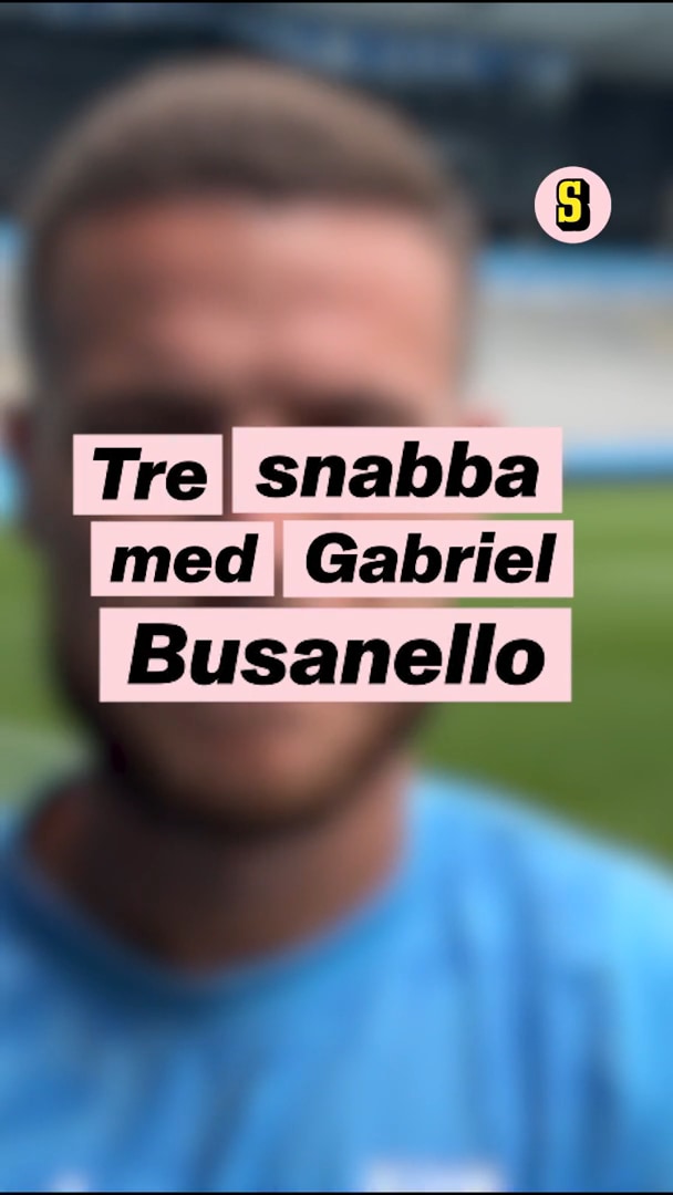 Tre snabba med Gabriel Busanello