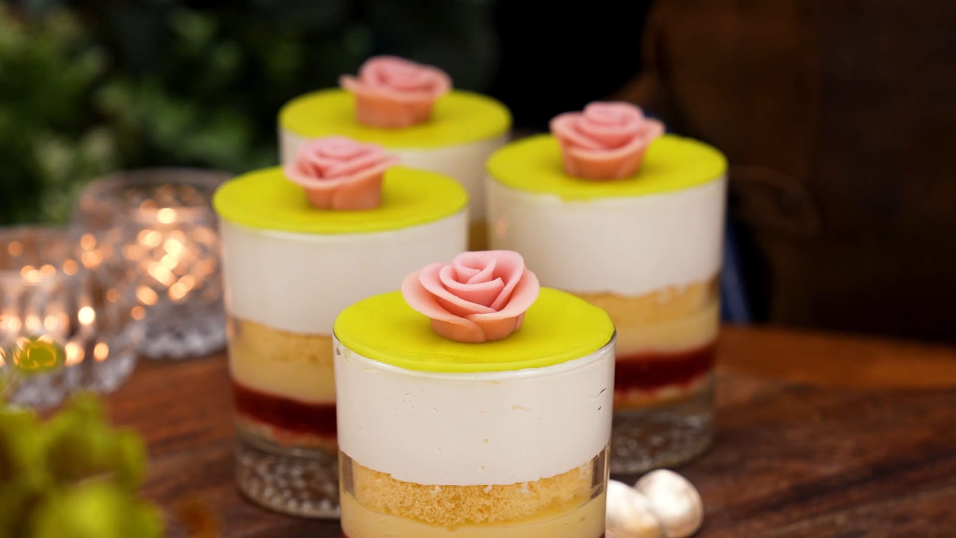 Prinsesstårta i glas