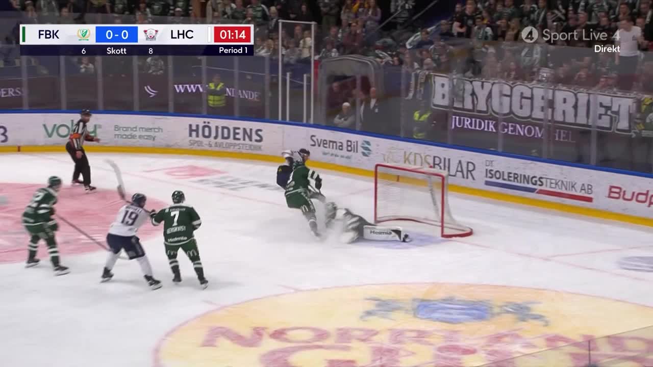 Linköping vinner efter förläggning mot Färjestad