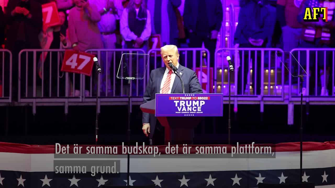 Trumps supportrar: “Familjen, landet och militären först”