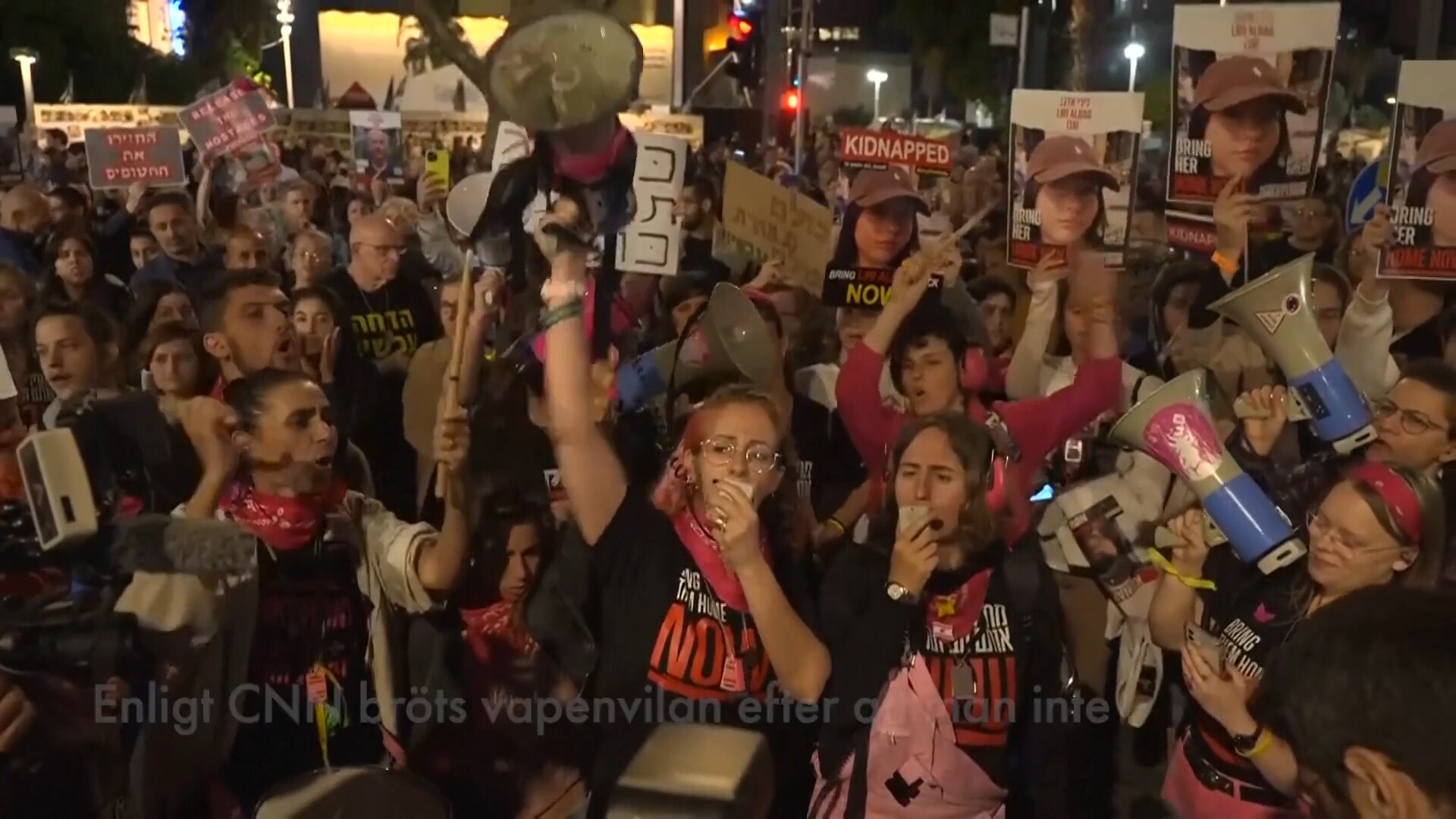 Protester i Israel efter misslyckad gisslanförhandling