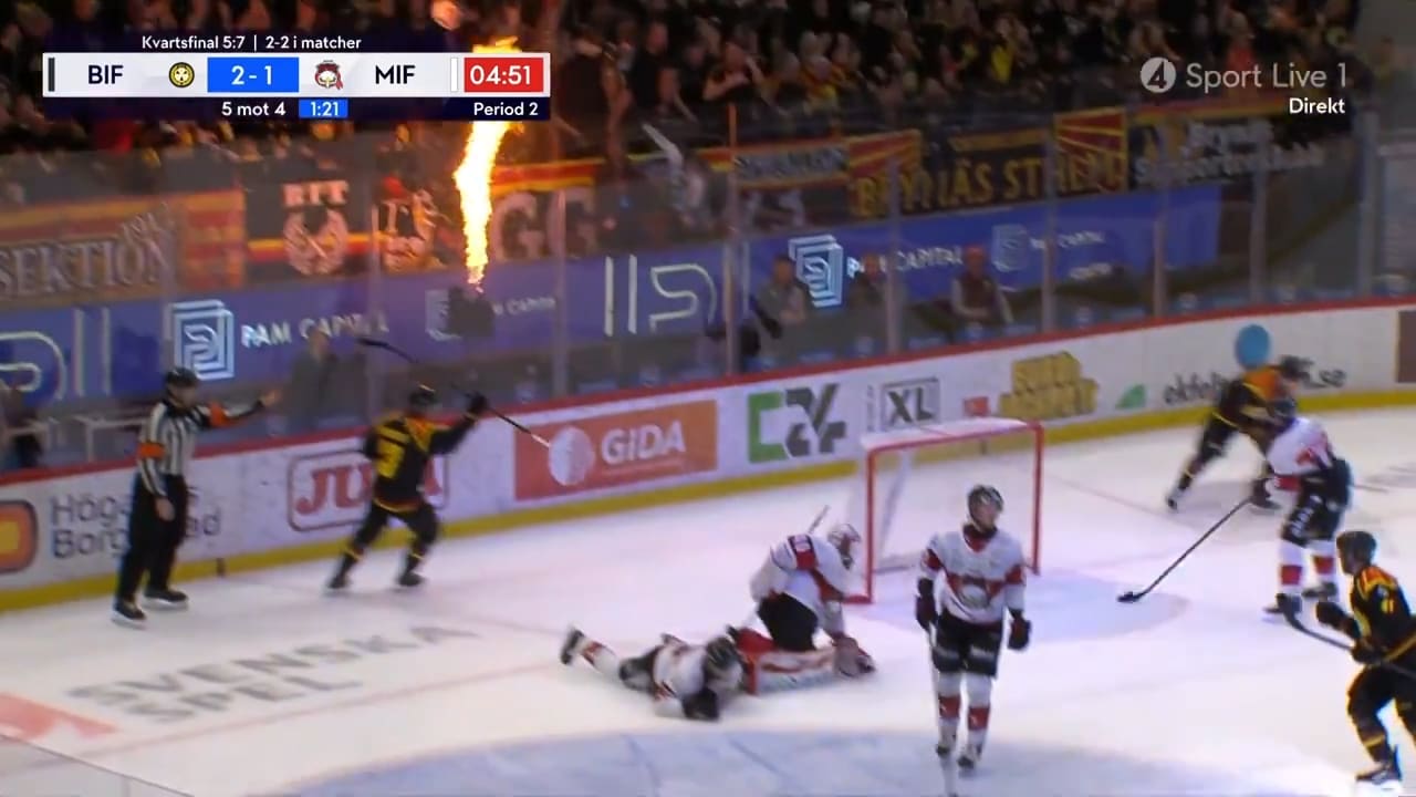Brynäs en seger från semi – se målen mot Malmö