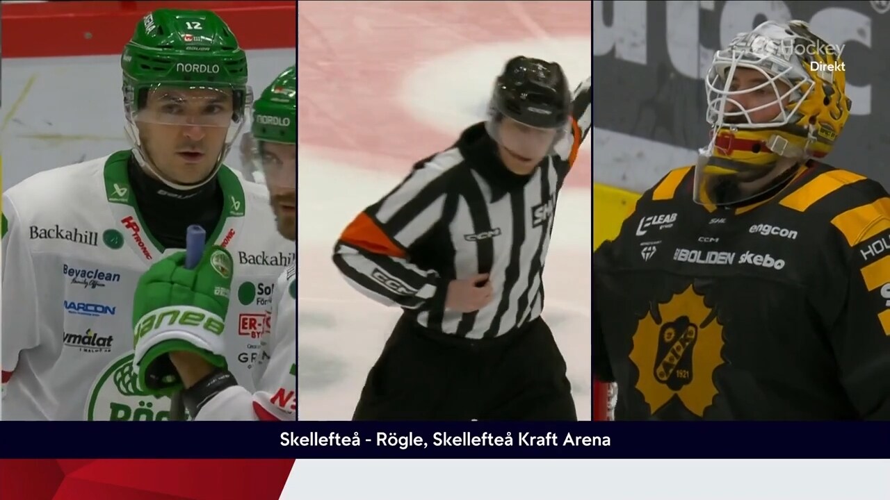 Efter videobedömning(ar) – Rögle vinner mot Skellefteå