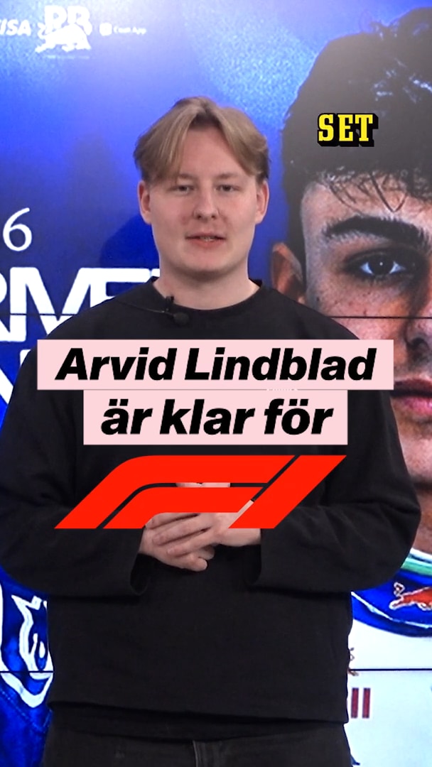 Svensken är klar för Formel 1