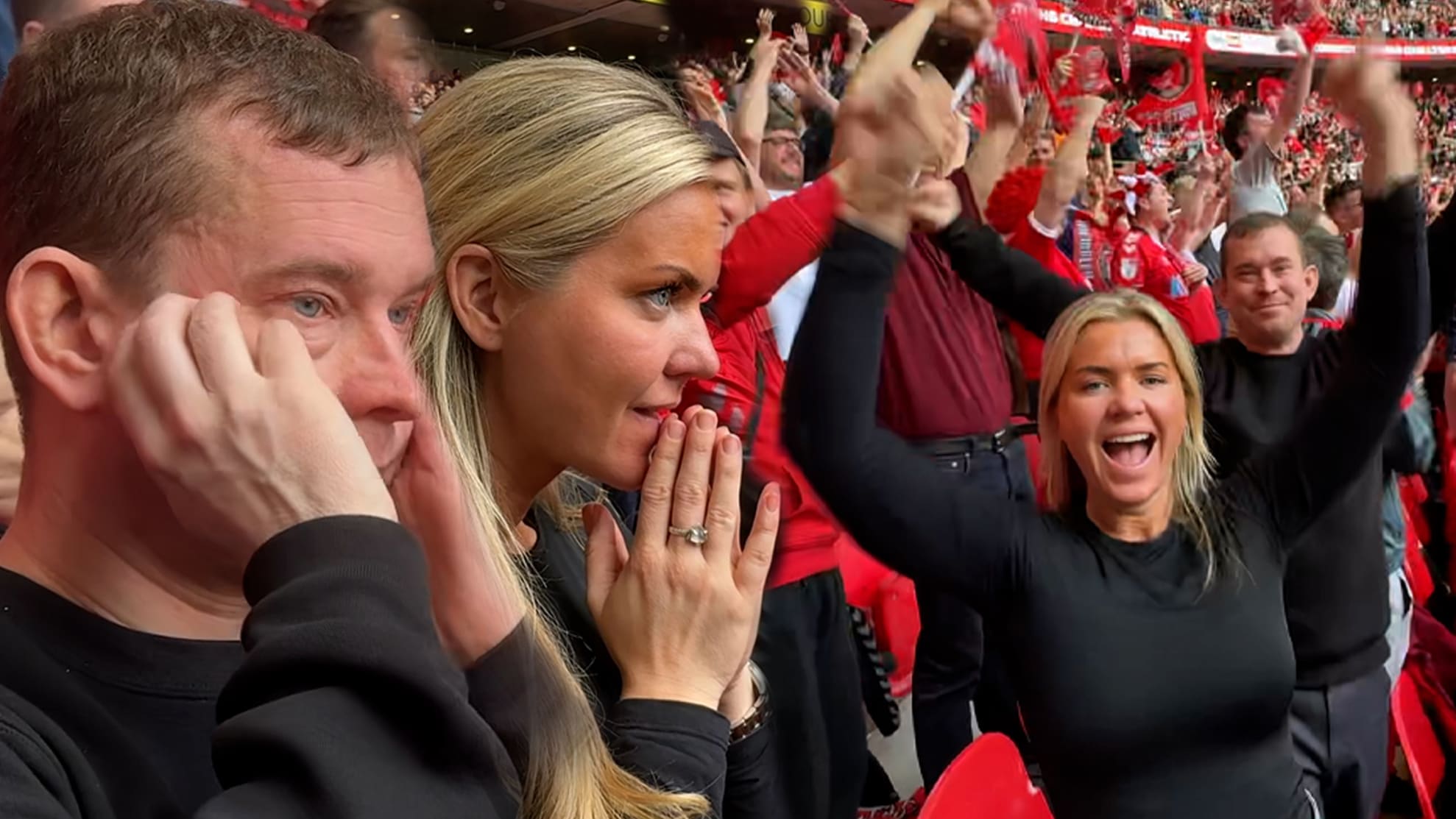 77 000 på Wembley – arenan exploderar