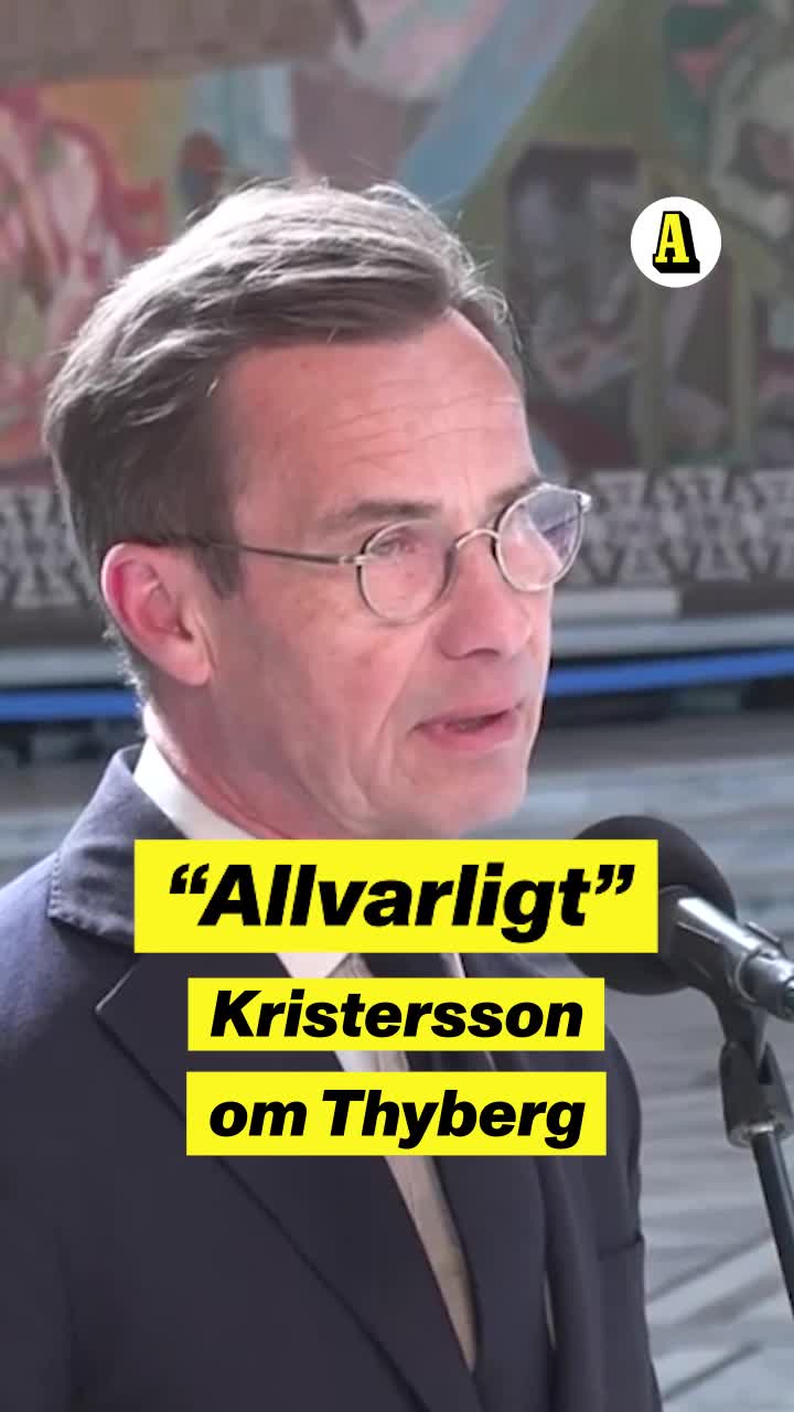 Kristersson om Thyberg: ”Allvarligt”