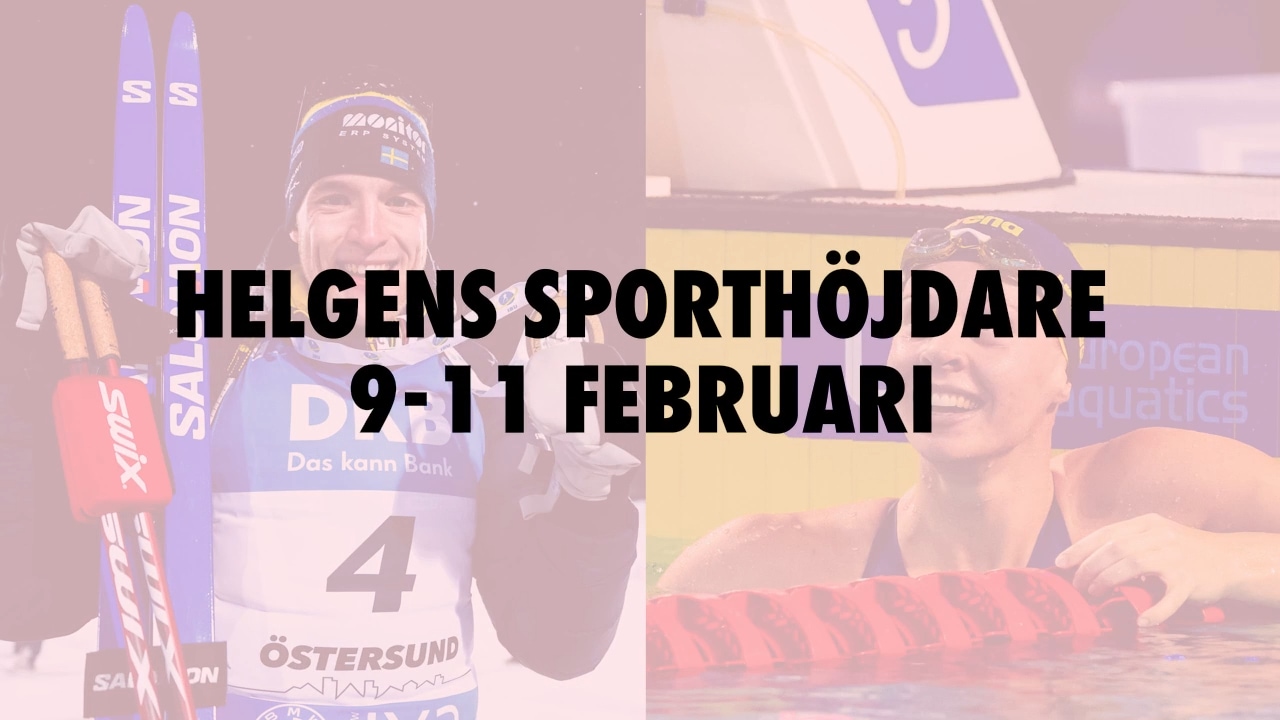 Här är helgens sporthöjdare 9-11 februari