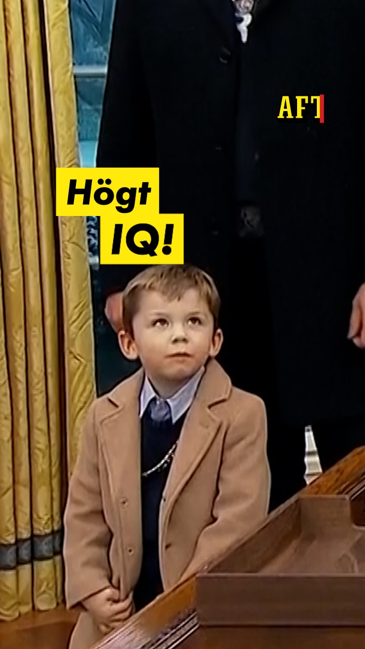 Mysteriet: Vad säger Musks son till presidenten Trump?