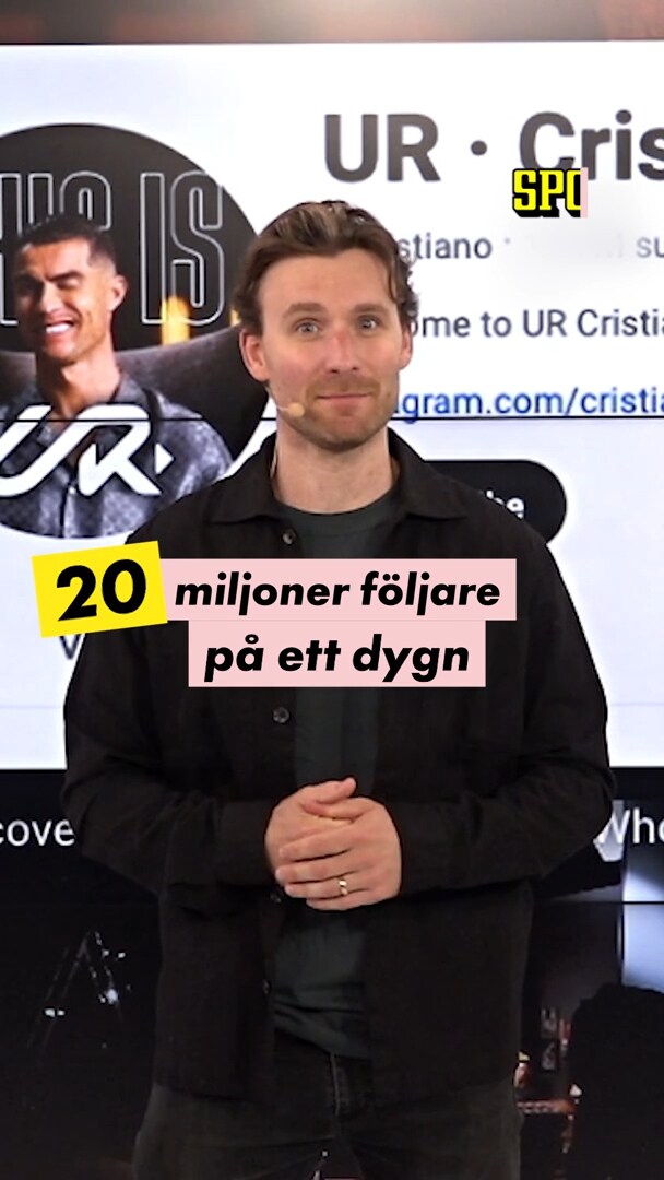 Ronaldos galna succé på YouTube