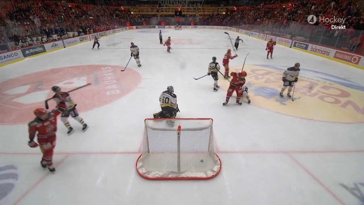 Modo vinner den första matchen mot HV71 i SHL-kvalet