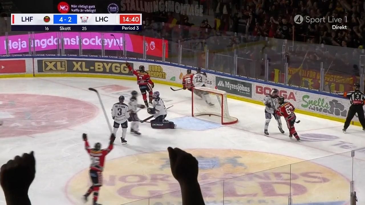 Se målen i Luleås kross mot Linköping
