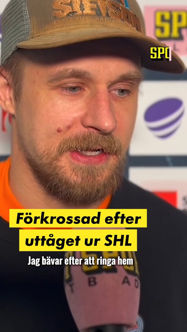 Känslan när man åkt ur SHL
